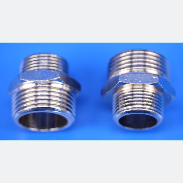 Brystnippel M 1" X 3/4" Konisk