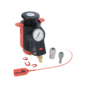 CO₂ Inst. S�t: QuickFit trykregulator, strip og fittings 