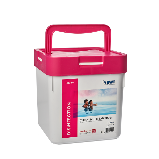 BWT klor multifunktionel tablet 200g, 5kg